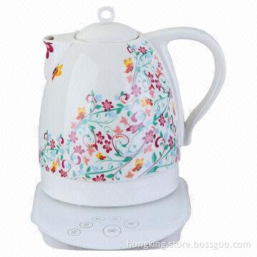 Ceramic Electric Kettle with One Touch Digital Control and 1.5L Capacity